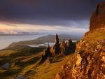 Basalt Pinnacles, Sound of Raasay, Trotternish, Isle of Skye, Scotland