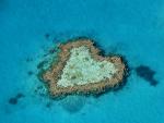 Heart-Shaped Reef, Great Barrier Reef, Queensland, Australia
