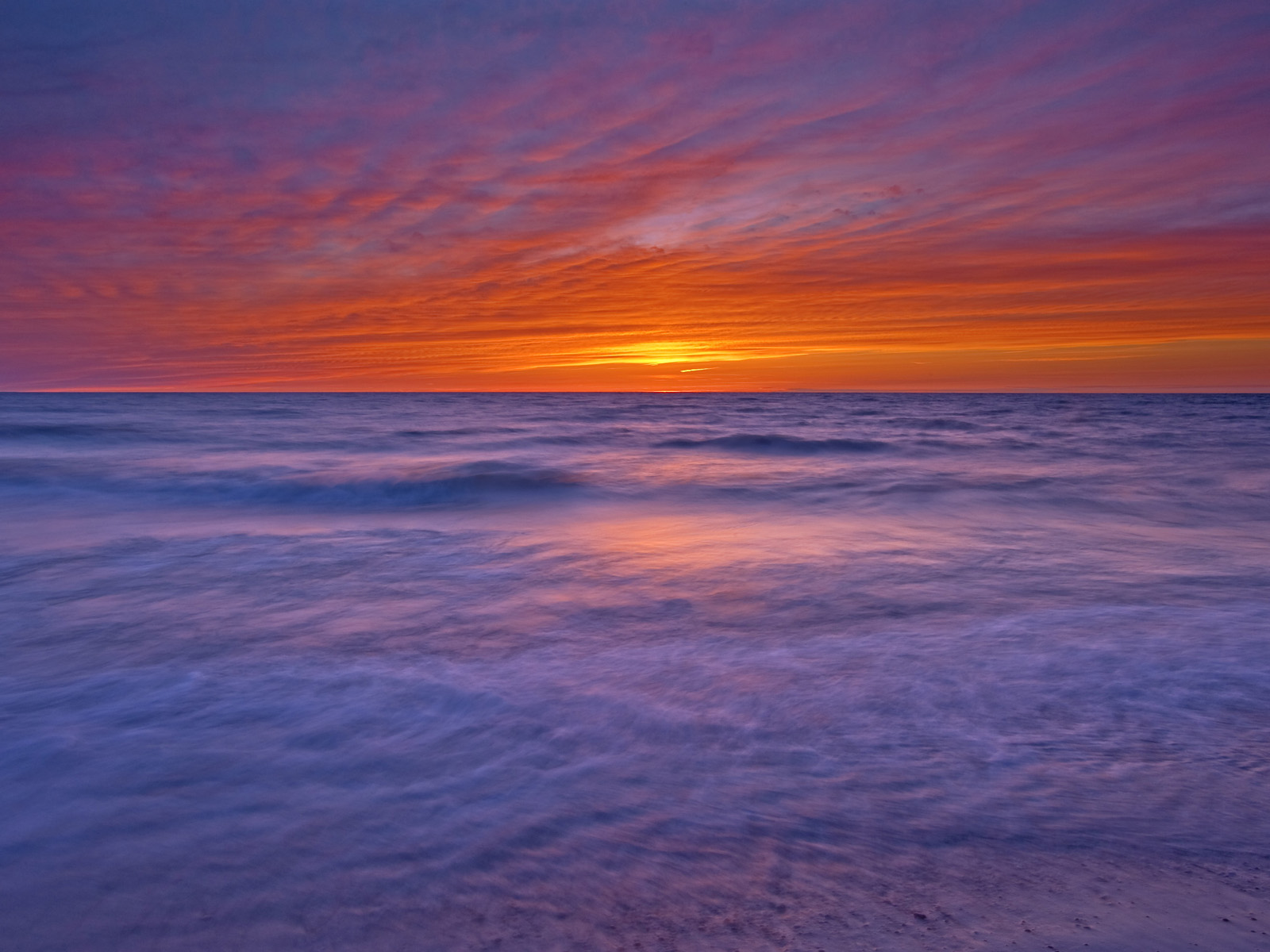 Lake Huron at Sunset, Grand Bend, Ontario