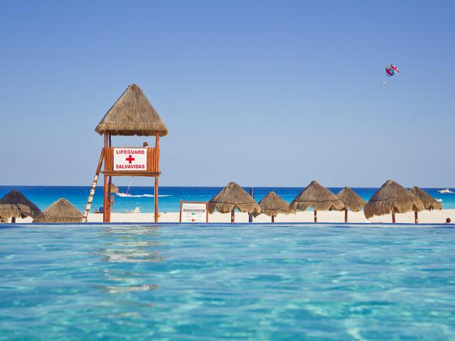 Lifeguard Hut, Cancun, Mexico