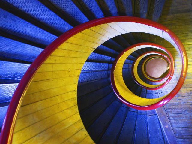 Spiral Staircase, Lowell, Massachusetts