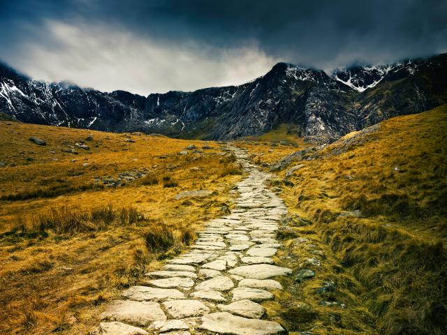 Stone Path, Snowdonia National Park, Wales