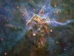 Mountain of Dust and Gas Rising in the Carina Nebula