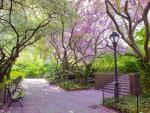 Conservatory Garden in Spring Central Park New York