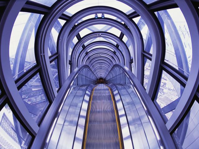 Escalator Osaka Sky Building Japan