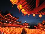 Paper Lanterns at Thean Hou Temple Kuala Lumpur Malaysia