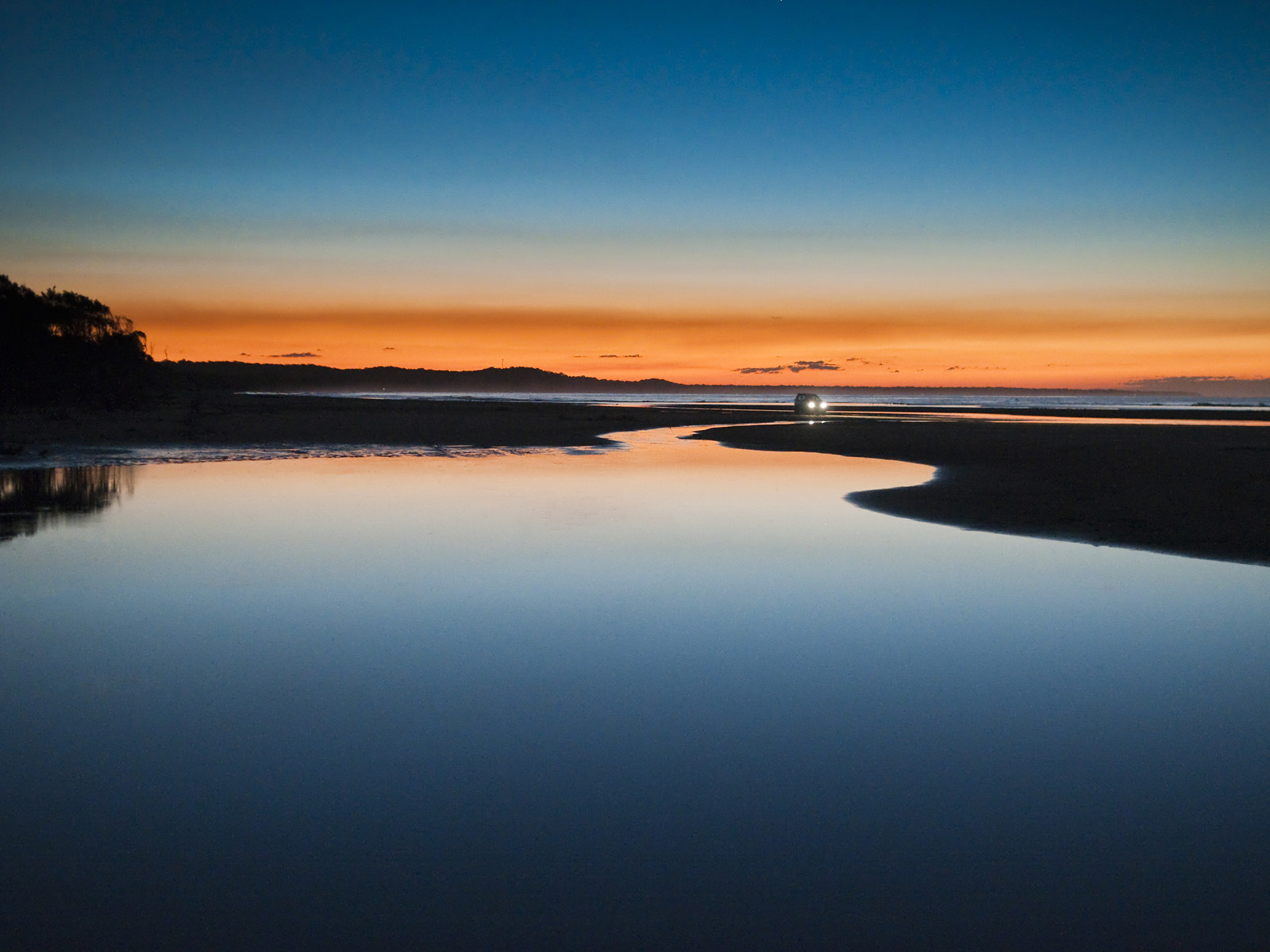 Sunset at Flinders Beach Queensland Australia