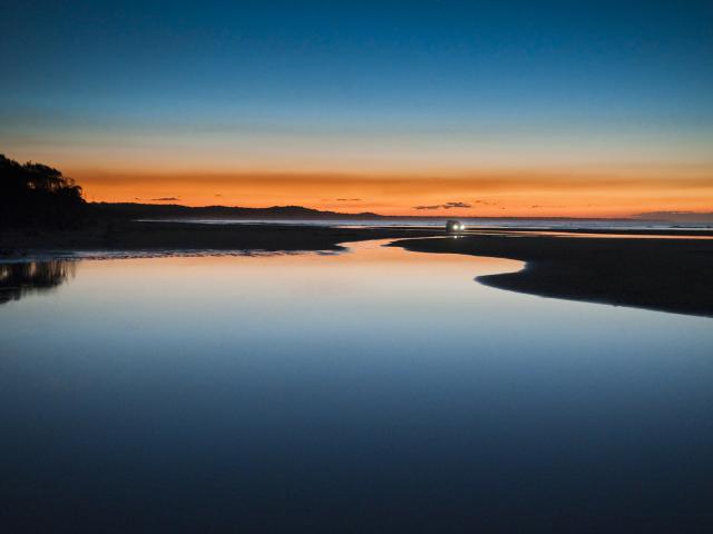 Sunset at Flinders Beach Queensland Australia