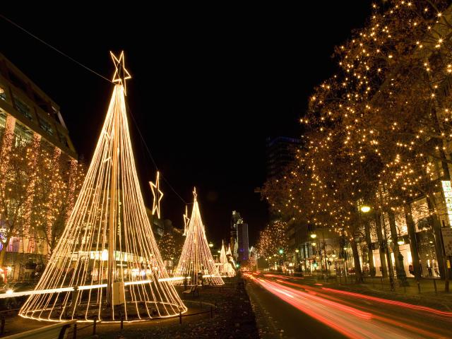 Christmas in Kurfurstendamm Berlin Germany