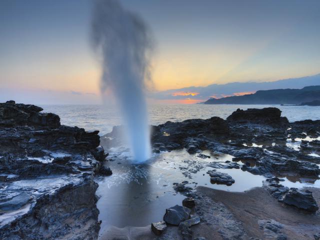 Nakalele Blowhole, Poelua Bay, Hawea Point, Maui, Hawaii