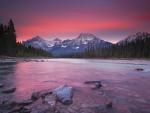 Rocky Mountain Sunset, Jasper National Park, Alberta