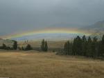 Lamar Valley Sunset Rainbow, Yellowstone NP