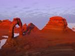 Sunset at Delicate Arch Arches National Park Utah