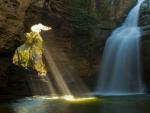 Limestone_Cave_and_Waterfall_The_Foradada_Catalonia_Spain